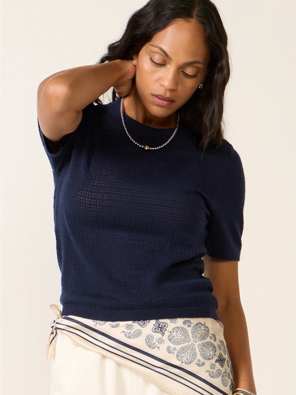 Evereve Amanda Pointelle Tee